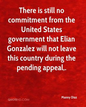 There is still no commitment from the United States government that ...