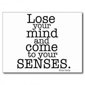 Lose your mind... postcard