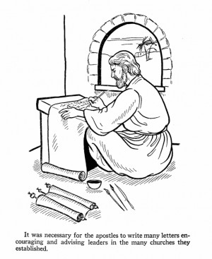 New Testament Coloring Pages - The Apostles - 17