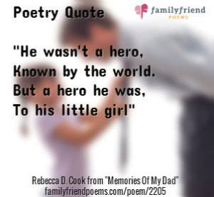 Poem Of The Day - Father Poems, Memories Of My Dad