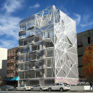 an eye-catching facade in new york city references traditional eastern ...