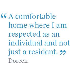 comfortable home where I am respected as an individual and not just ...