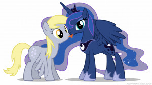 Ditzy Doo x Princess Luna for Da Krager