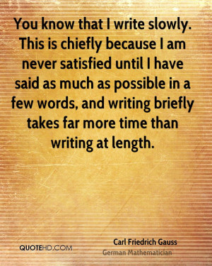 Carl Friedrich Gauss Quotes