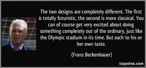 The two designs are completely different. The first is totally ...