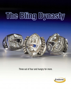 Patriots' 3 Super Bowl rings 1