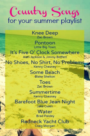 Summer State of Mind} 10 Must Have Country Songs for Your Summer ...