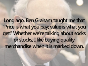 hate buying socks. But according to Warren Buffett , the process can ...