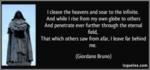 More Giordano Bruno Quotes