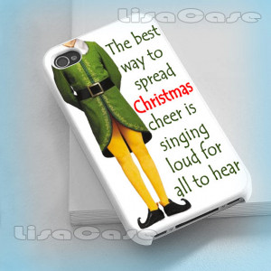 Funny Christmas elf quotes, iPhone case, iPhone 4/4S case, iPhone 5 ...