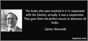 The Arabs who were involved in 9/11 cooperated with the Zionists ...