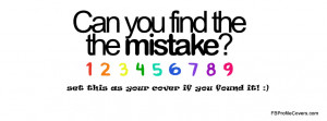 Can you find any mistake there, set this as your cover if you found it ...