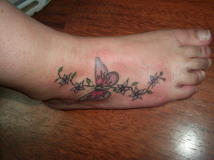 Star tattoos for girls » star foot tattoo designs for girls