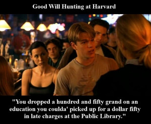 Graphic Quotes: Good Will Hunting at Harvard