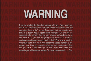 quote:Tyler Durden has a message for you
