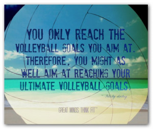 Beach Volleyball Posters With Inspirational Volleyball Quotes