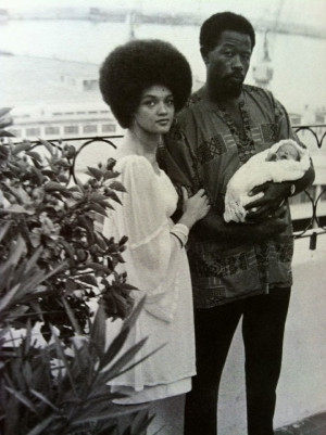 ... Inspiration: Photo Kathleen and Eldridge Cleaver with their baby maceo