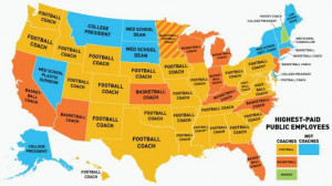 USA kart som hjelper deg å forstå amerikanere