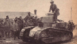 Japanese Renault tank in Manchuria, in late 1931. @ Pacific War ...