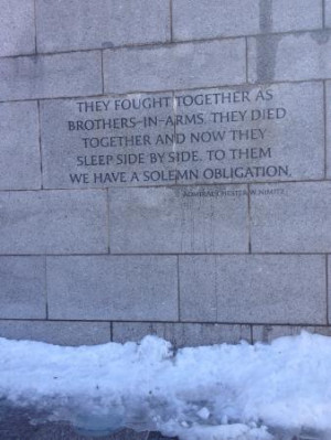 Famous Quotes - Picture of National World War II Memorial, Washington ...