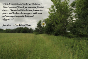 Climb the mountains and get their good tidings…” John Muir, Our ...