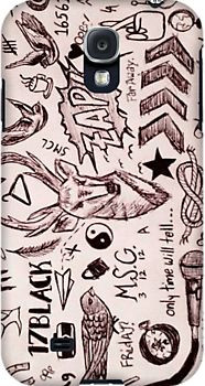 one direction tattoos phone case. I need ideas for making necklaces ...