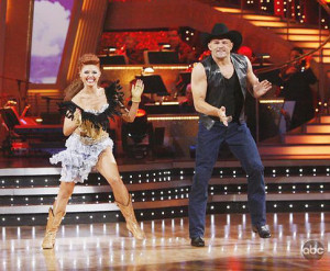 Chuck Liddell seemed at home dancing the country two-step on 'Dancing ...