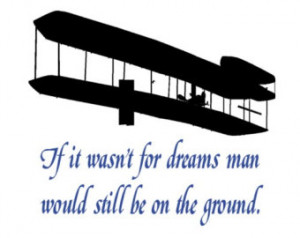 Wright brothers, wall quote decal, wall words, aviation quote ...