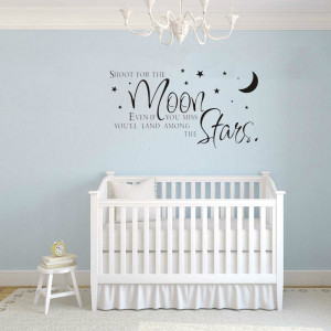 stars quote wholesale wall stickers for kids room decor, baby boy wall ...