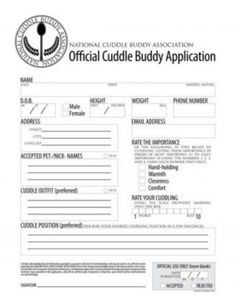 official cuddle buddy application More