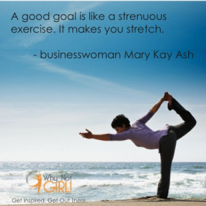 Mary Kay Ash Exercise Quote - Social