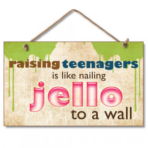New Funny Sign Bill Cosby Quote Raising Teenagers Jello Humor Wall Art ...