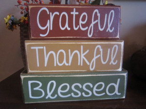 NEW Grateful Thankful Blessed Primitive by PrimitiveExpressions, $22 ...