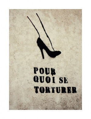 French Quote, Graffiti Art in Paris - 8x10 - Pumps, Heels, Fashion ...