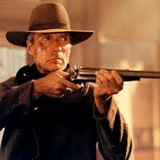 Clint Eastwood to Gene Hackman in Unforgiven as Eastwood is about to ...