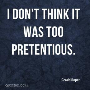 Pretentious Quotes