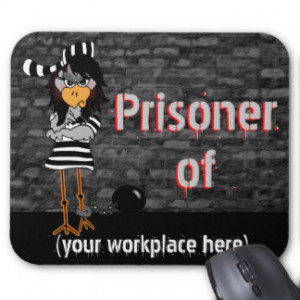 Funny Workaholic Gift Mouse Pads