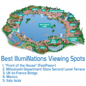 2015 Disney World Epcot Map