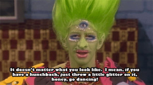 Glitter Be yourself fabulous party monster James St. James