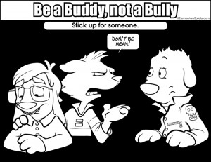 Anti Bullying Coloring Pages for Kids