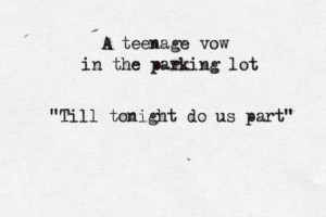 Quote a song, expose your heart.