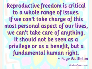 Faye Wattleton Quote - © Jone Johnson Lewis, adapted from an image ...
