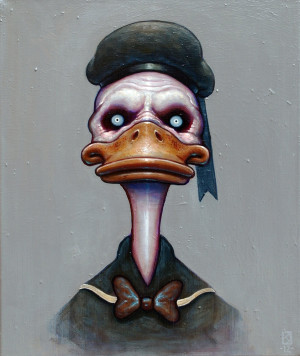 Dork Art: Scary Ass Donald Duck