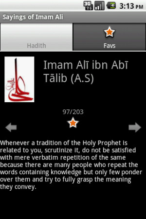 Sayings of Imam Ali - screenshot