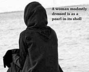 lady in Hijab is just like a shell of rare Pearl.Islam has given ...