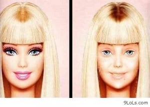 Barbie without makeup - Funny Pictures, Funny Quotes, Funny Videos ...