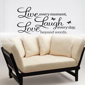 Quote-Live-Laugh-Love-Butterflies-Modern-Wall-Sticker-Vinyl-Quote-Wall ...