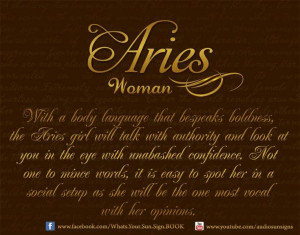 Aries Woman Quotes Zodiac: aries woman