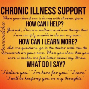 Chronic illness ~