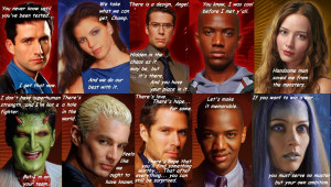 Angel From Beginning to End: Quotes Collage